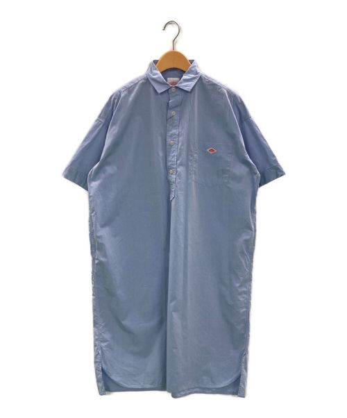 DANTON（ダントン）DANTON (ダントン) ロングシャツワンピース ブルー サイズ:36の古着・服飾アイテム
