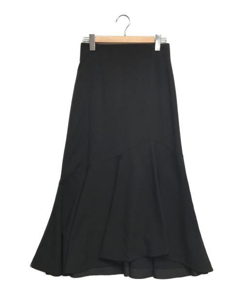 JUSGLITTY（ジャスグリッティー）JUSGLITTY (ジャスグリッティー) アシメマーメイドスカート ブラック サイズ:2の古着・服飾アイテム