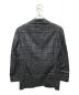 De Petrillo (デペトリロ) シルクウール3Bジャケット TW19141F グレー×ブラック サイズ:44：19800円