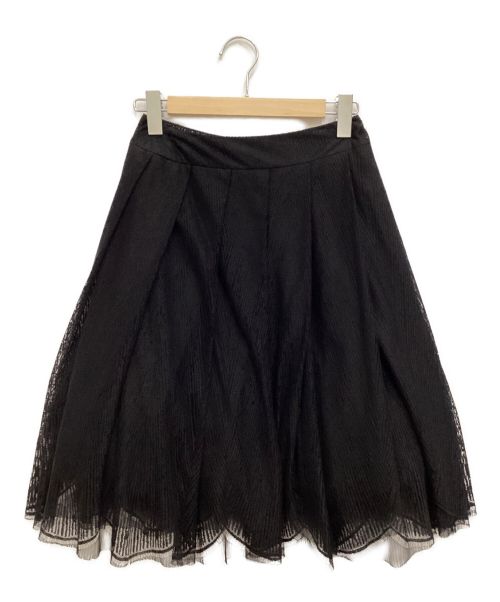 CHANEL（シャネル）CHANEL (シャネル) チュールレイヤードスカート ブラック サイズ:36の古着・服飾アイテム