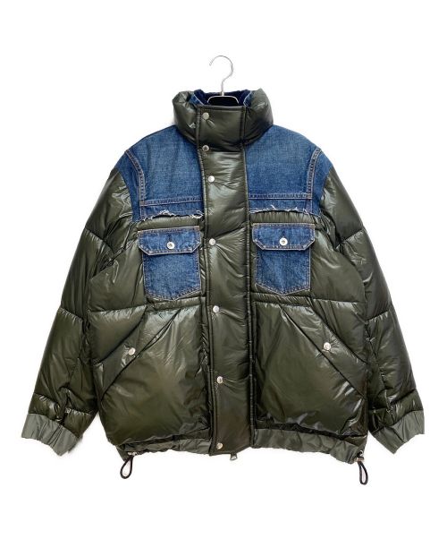sacai（サカイ）sacai (サカイ) デニムディテールパデッドジャケット インディゴ サイズ:1の古着・服飾アイテム