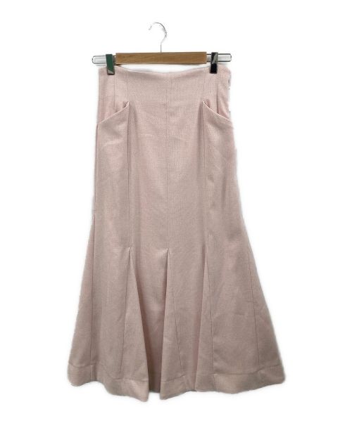 CELFORD（セルフォード）CELFORD (セルフォード) リネンライクマーメイドスカート ピンク サイズ:38の古着・服飾アイテム