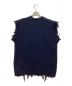 PERVERZE (パーバーズ) Crash Boxy Knit Vest ネイビー サイズ:F：4800円