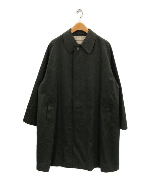 ANATOMICA（アナトミカ）ANATOMICA (アナトミカ) ウール アルパカ シングルラグランコート モスグリーン サイズ:52の古着・服飾アイテム