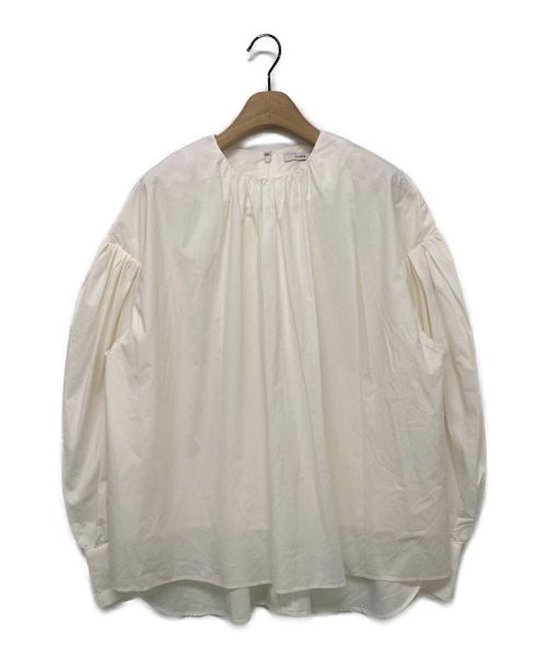 CLANE（クラネ）CLANE (クラネ) クルーネックボリュームスリーブバルーンシャツ ホワイト サイズ:1の古着・服飾アイテム