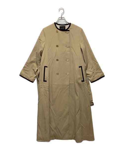UNTITLED（アンタイトル）UNTITLED (アンタイトル) MANTECO カラーレスコート ベージュの古着・服飾アイテム