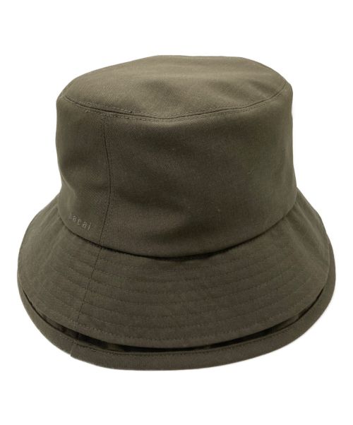 sacai（サカイ）sacai (サカイ) Double Brim Hat カーキ 未使用品の古着・服飾アイテム