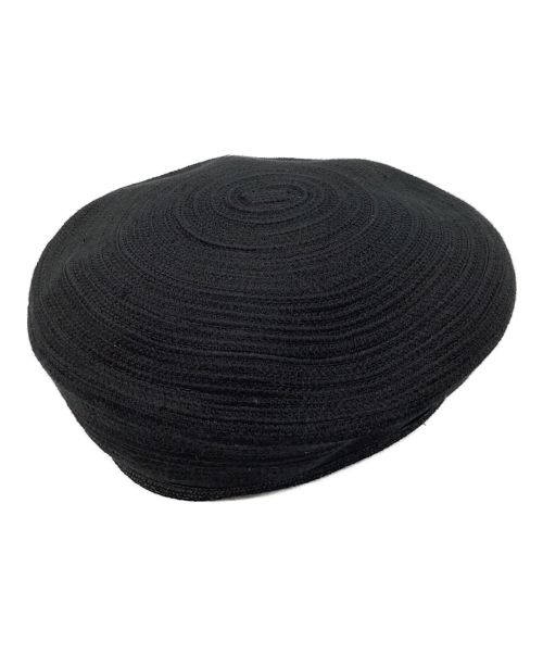 La Maison de Lyllis（ラメゾンドリリス）La Maison de Lyllis (ラメゾンドリリス) CONK ベレー帽 ブラック サイズ:57cmの古着・服飾アイテム