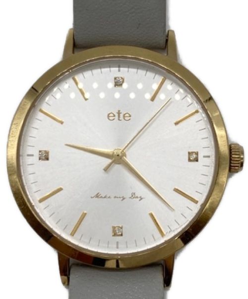 ete（エテ）ete (エテ) クォーツ腕時計の古着・服飾アイテム