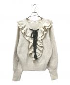 HER LIP TOハーリップトゥ）の古着「Lace Up Wool blend Pullover」｜アイボリー