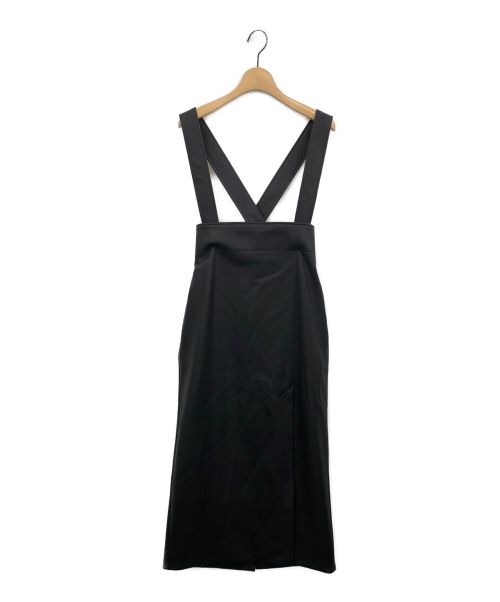 UNITED ARROWS（ユナイテッドアローズ）UNITED ARROWS (ユナイテッドアローズ) フェイクレザースカート ブラック サイズ:38の古着・服飾アイテム