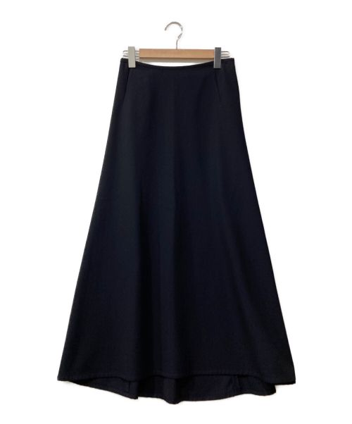 Y's（ワイズ）Y's (ワイズ) ロングフレアスカート ネイビー サイズ:Mの古着・服飾アイテム