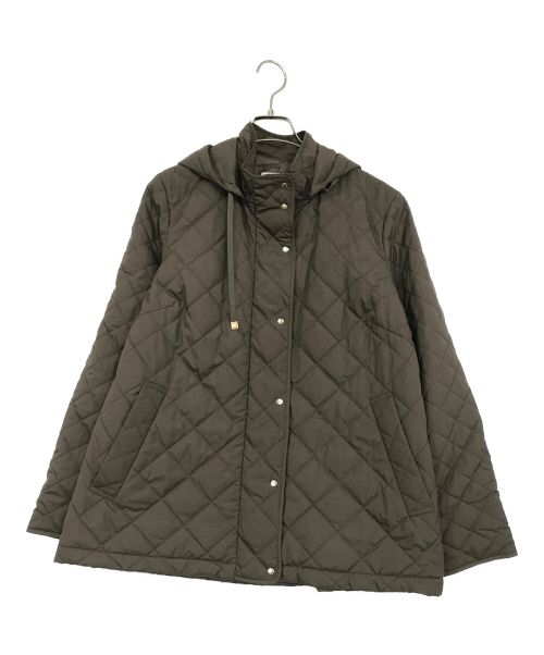 自由区（ジユウク）自由区 (ジユウク) フード付キルティングコート ブラウン サイズ:SIZE 38の古着・服飾アイテム