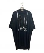 Vivienne Westwood manヴィヴィアン ウェストウッド マン）の古着「プリントドロップロングTシャツ」｜ブラック