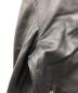 中古・古着 STUDIOUS (ステュディオス) ソフトラムシングルライダースジャケット ブラック サイズ:2：6800円