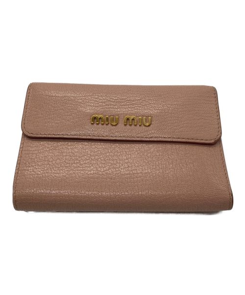 MIU MIU（ミュウミュウ）MIU MIU (ミュウミュウ) 財布 ピンクの古着・服飾アイテム