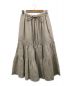 bilitis dix-sept ans（ビリティスディセッタン）の古着「Linen Tiered Skirt」｜ベージュ