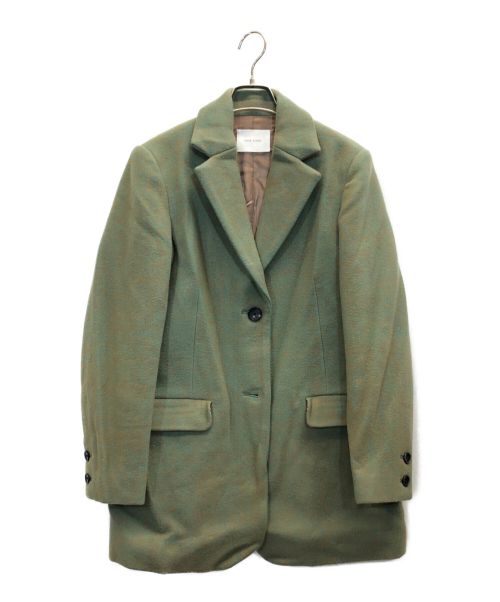 CASA FLINE（カーサフライン）CASA FLINE (カーサフライン) ミックスウールジャケットコート グリーン サイズ:FREEの古着・服飾アイテム