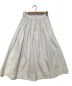 UNFILO（アンフィーロ）の古着「撥水タフタスカート」｜ホワイト