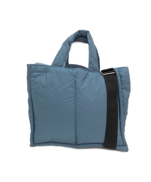 CAMIEL FORTGENS（カミエルフォートヘンス）CAMIEL FORTGENS (カミエルフォートヘンス) PUFFED SHOPPER tote bag ブルー サイズ:-の古着・服飾アイテム