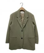 la peau de gemラポドゥジェム）の古着「oversize tailored jacket」｜カーキ
