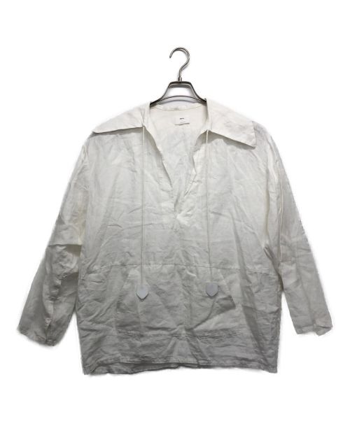 cepie.（セピエ）cepie. (セピエ) リネンコクーンプルオーバー ホワイト サイズ:Fの古着・服飾アイテム