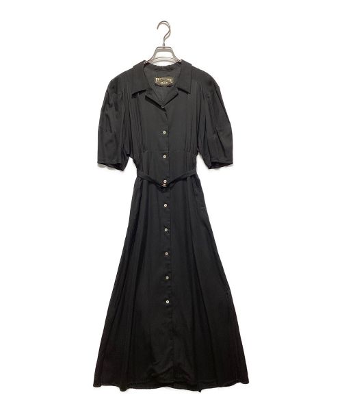 PHOTOCOPIEU（フォトコピュー）PHOTOCOPIEU (フォトコピュー) シルクブレンドワンピース ブラック サイズ:38の古着・服飾アイテム