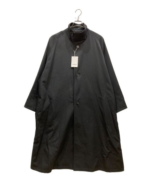 CABAN（キャバン）CABaN (キャバン) ウールギャバジン スタンドカラーコート　59-09-94-09001-HN ブラック サイズ:Mの古着・服飾アイテム