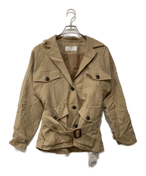 Plage（プラージュ）Plage (プラージュ) Safari ジャケット ベージュ サイズ:38の古着・服飾アイテム