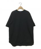 YORIヨリ）の古着「ロゴTシャツ」｜ブラック