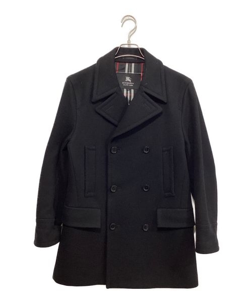 BURBERRY BLACK LABEL（バーバリーブラックレーベル）BURBERRY BLACK LABEL (バーバリーブラックレーベル) Pコート ブラック サイズ:2の古着・服飾アイテム