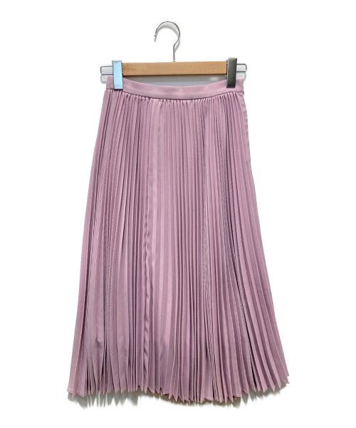 Cen.（セン）Cen. (セン) プリーツスカート ピンク サイズ:36の古着・服飾アイテム
