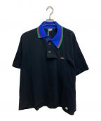 kolor/BEACONカラービーコン）の古着「23SS 切替オーバーサイズポロシャツ」｜ブラック