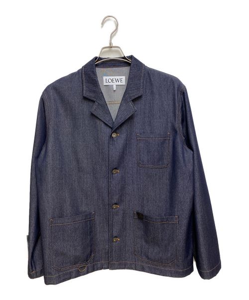 LOEWE（ロエベ）LOEWE (ロエベ) デニムワークジャケット インディゴ サイズ:50の古着・服飾アイテム