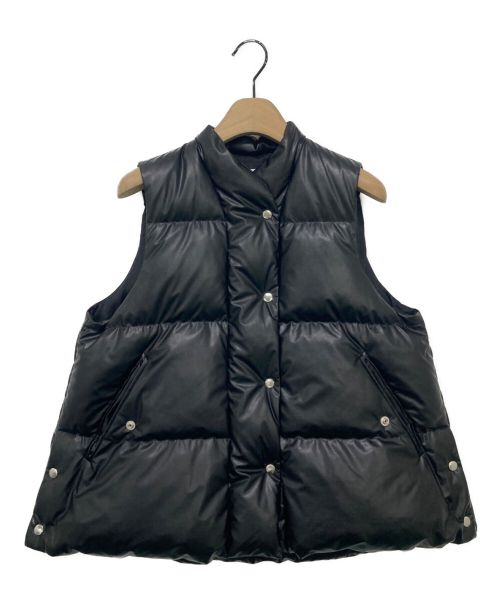 COLUMN（コラム）COLUMN (コラム) テントラインダウンベスト ブラック サイズ:36の古着・服飾アイテム