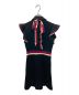 GUCCI (グッチ) スリーブウェブストレッチジャージードレス ブラック サイズ:SIZE Ｓ：42000円