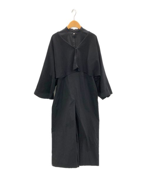 ELENDEEK（エレンディーク）ELENDEEK (エレンディーク) CARDIGAN SET SHIRTS COMBINAISON ブラック サイズ:01の古着・服飾アイテム
