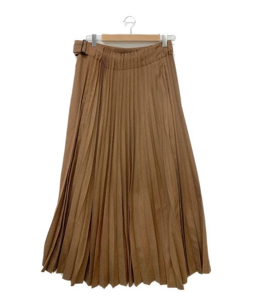 HYKE（ハイク）HYKE (ハイク) プリーツスカート ブラウン サイズ:1の古着・服飾アイテム