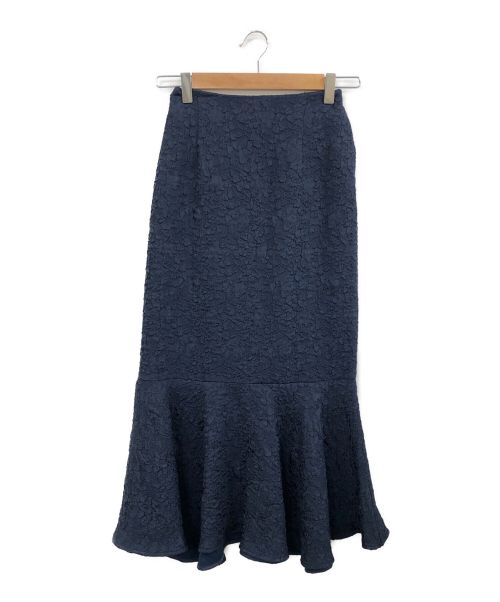 Bluelea（ブルレア）BLUELEA (ブルレア) マーメイドジャガードスカート ネイビー サイズ:XSの古着・服飾アイテム