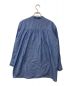 UNITED ARROWS (ユナイテッドアローズ) フリルスタンドカラーシャツ インディゴ サイズ:-：6000円