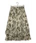 Mila Owen (ミラオーウェン) レイヤードフラワープリーツスカート ベージュ サイズ:1：5000円
