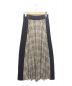 WRAPINKNOT (ラッピンノット) サイドラインプリーツスカート/ニットスカート ブラウン：4800円