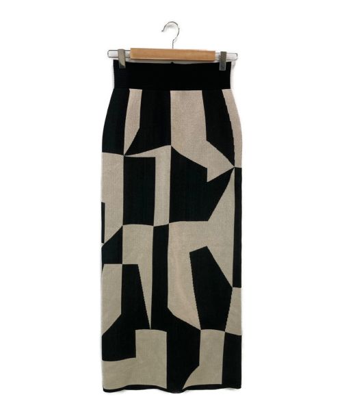 TRICOTE（トリコテ）TRICOTE (トリコテ) JQニットスカート ブラック サイズ:LADIESの古着・服飾アイテム