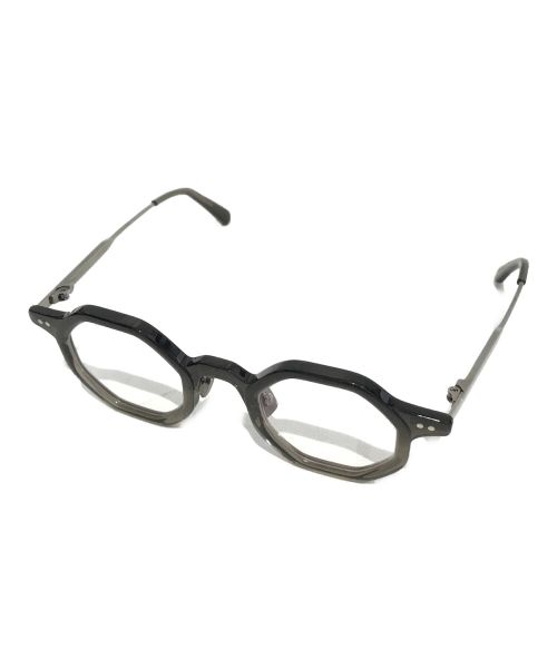 NATIVE SONS（ネイティブ サンズ）NATIVE SONS (ネイティブ サンズ) 伊達眼鏡 ブラック×グレーの古着・服飾アイテム