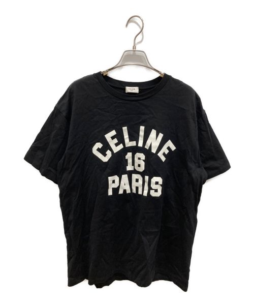 CELINE（セリーヌ）CELINE (セリーヌ) 16 LOOSE TEE ブラック サイズ:Mの古着・服飾アイテム