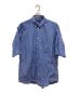 BALENCIAGA（バレンシアガ）の古着「バックロゴ半袖シャツ」｜ブルー