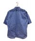 BALENCIAGA (バレンシアガ) バックロゴ半袖シャツ ブルー サイズ:40：25800円