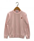KENZOケンゾー）の古着「タイガーパッチ スウェットシャツ」｜ピンク