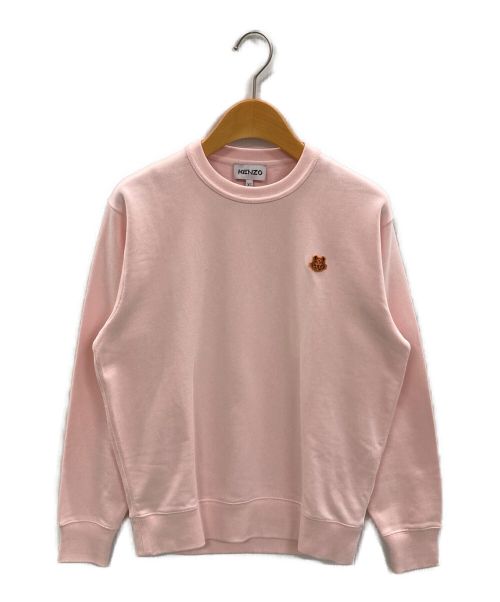 KENZO（ケンゾー）KENZO (ケンゾー) タイガーパッチ スウェットシャツ ピンク サイズ:XSの古着・服飾アイテム