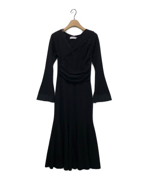 HER LIP TO（ハーリップトゥ）Her lip to (ハーリップトゥ) Sommier Mermaid Knit Dress ブラック サイズ:Sの古着・服飾アイテム
